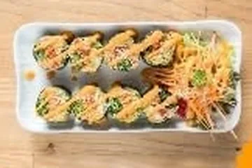 ซูชิแซลมอนเจจากพืช อาหารเจ สุขุมวิท 39