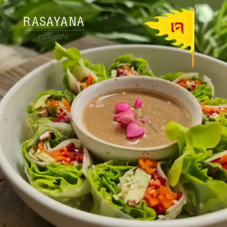ซัมเมอร์โรลเจพร้อมน้ำจิ้มถั่ว อาหารเจเทศกาลกินเจ 2569 กรุงเทพฯ
